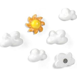 Trendform magneten wolken en de zon