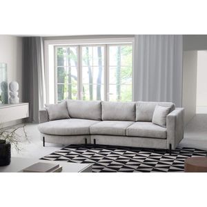 hoekbank osvald- lounge links- grijs- hoeksalon left- seatsandbeds