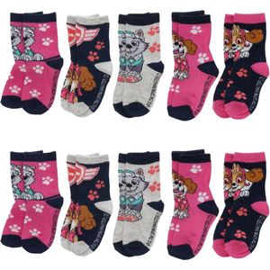 Paw Patrol Sokken - 10 Paar - Roze