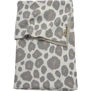 Meyco Baby Panter wiegdeken - neutral - 75x100cm