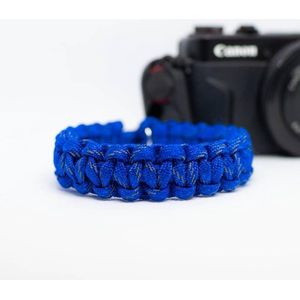 Dutch Cord | Camera Polsriem | Camera Polsband | Camera Wrist Strap | Cobalt Blue Reflection Strap