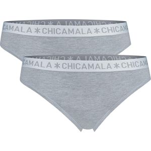 Chicamala String voor Dames verpakking van 2 stuks - Grijs - Maat XL