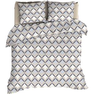 Dekbedovertrek Romanette Flanel Tolbiac - Silver