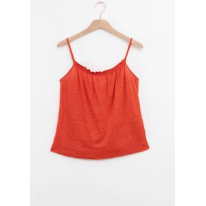 Sissy-Boy - Oranje linnen singlet