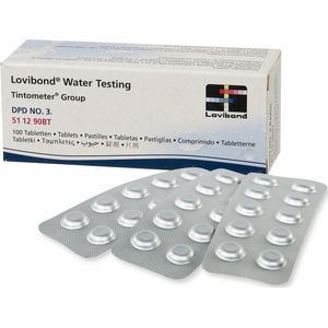 Lovibond 250 DPD-3 tabletten voor fotometer