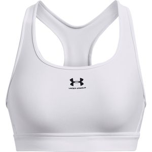 Under Armour UA HG Armour Mid Padless Dames Sportbeha - Wit - Maat S