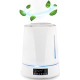 Grundig Luchtbevochtiger - 15 tot 30m2 - met Aromatherapie, Hygrometer en Timer - 4 L - Wit
