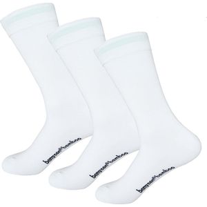 BENYSØN 6-paar Bamboe sokken - Naadloos - Unisex - 40 - Wit