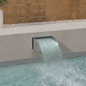 vidaXL-Waterval-30x34x14-cm-roestvrij-staal-304