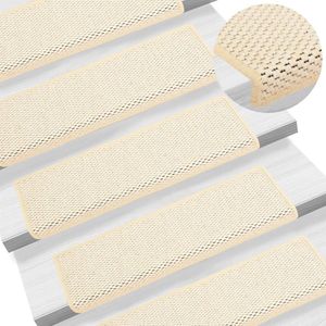 vidaXL-Trapmatten-zelfklevend-15-st-sisal-look-65x21x4-cm-crèmekleurig