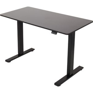 Infinity Goods Zit Sta Bureau - Elektrisch Verstelbaar In Hoogte - 120 x 60 CM - Zwart