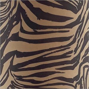 Luxe Inpakpapier - Kraft - Zebra Print - 150mx50cm