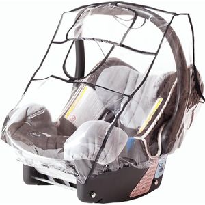 universele regenhoes, regenhoes Comfort Plus voor babyschaal, babystoeltje, babydraagschaal (bijv. Maxi Cosi, Cybex, Romeinse huis) | contactvenster met stormbestendige beschermklep