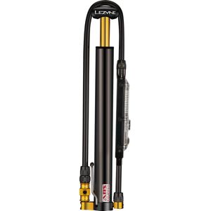 Lezyne Micro Floor Drive Digital HVG - Fietspomp - Combi vloer- en handpomp - Digitale drukmeter - Presta, Schrader en Dunlop ventielen - Tot 6.2 bar - Aluminium - Zwart