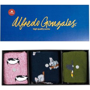 Alfredo Gonzales Giftbox 3 Paar Toucan Koala en Pinguïn - S