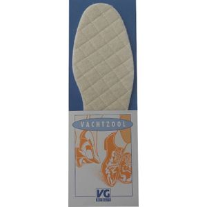 VG Wollen Vachtzool - Winter Inlegzool - Schaapswol - Tegen koude voeten - Warm en zacht - Maat 41/42
