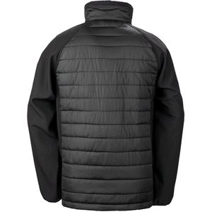 Result Black compass gewatteerde softshelljas R237X - Black/Black - XXL