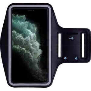 Hardloop Sportarmband iPhone 12 Pro Max | Telefoonhouder iPhone 12 Pro Max | Hardlooparmband | Zwart