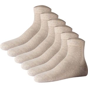 JOOP! Sokken Unisex premium essential organic cotton Quarter 6p Set van 6