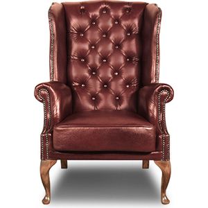 Chesterfield Fauteuil Durban | Cloudy Rood | 2 tot 4 weken levertijd