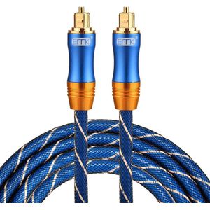 ETK Digital Toslink Optical kabel 2 meter / audio male to male / Optische kabel BLUE series - Blauw