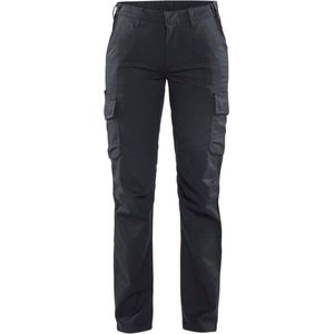 Blaklader Dames industrie werkbroek stretch 7144-1832 - Medium Grijs/Zwart - C40