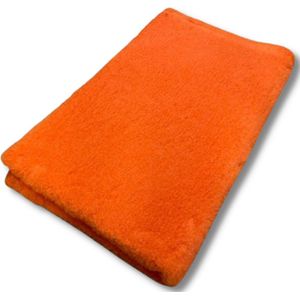 Vetbed Oranje Effen - Antislip Hondenmat - Hondenbed - Hondenmatras - Benchmat - 100 x 75 CM - Machine Wasbaar