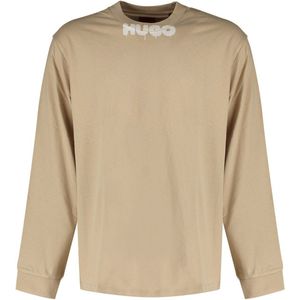 Hugo Dotopaxi 10238209 T-shirt Met Korte Mouwen Beige M Man