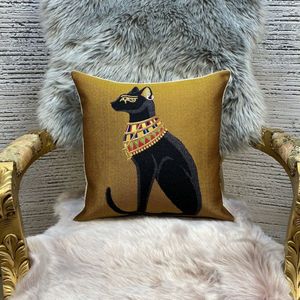 Kussen koho Picasso Cat Power 45x45- Modern - Woonkamer - Salon - Slaapkamer - Eetkamer - Sierkussen - Kussenhoes - Kat Motief