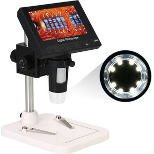 OxyFlowzy® - Microscoop met LED verlichting | LCD-scherm | 1000x vergroting | 720P | Versterking | Vergrootglas
