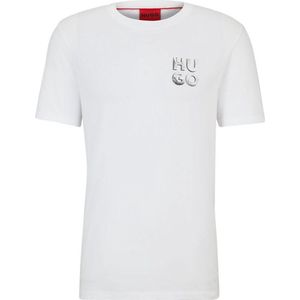 Hugo Detzington241 10225143 T-shirt Met Korte Mouwen Wit L Man