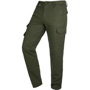 By City-motorbroek-heren-cargo-motorjeans-mixed man III-protectie-CE-gecertificeerd-groen-32-M