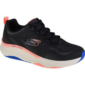 Skechers D' Lux Fitness 149833-BKMT, Vrouwen, Zwart, Trainingschoenen, maat: 40