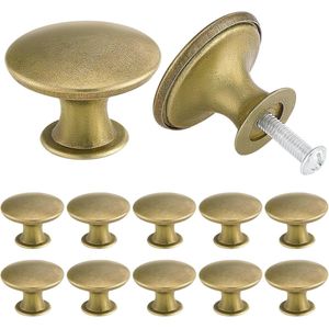 Goodivery ® 24-delige Set Vintage Stijl Deurknoppen voor Meubels en Kasten in Antieke Afwerking