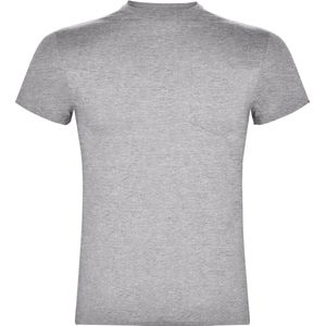 Heather Grijs T-shirt 'Teckel' met borstzak merk Roly maat XL