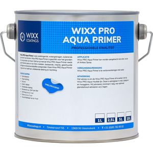 Wixx PRO Aqua primer - 2.5L - RAL 9001 | Crèmewit