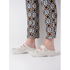 Wolky Slippers Roll Talaria creme wit leer