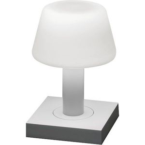 Oplaadbare buiten tafellamp Monaco | 1 lichts | wit | 19 cm | accu / batterij | USB
