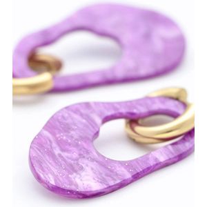Notre-V S23-014 Sieraden Dames - Paars - Maat ONESIZE