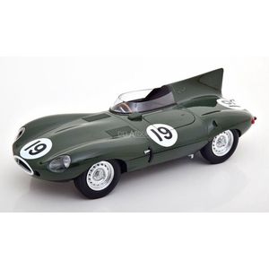 1:18 Jaguar D-Type B.S. Cunningham Team #19 Winnaar 12H Sebring 1955 Hawthorn en Walters CMR