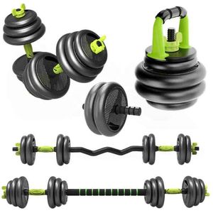 Fitby Dumbbell Set 40 KG - Dumbells - Dumbell set - halterset - Verstelbare Dumbbells - Zwart/Groen