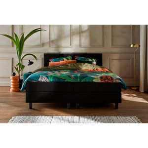 Boxspringset LARA, 160x200, Zwart