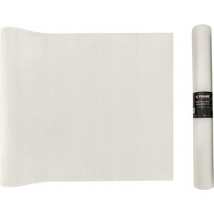 Tragar antislipmat 45 x 300 cm wit bescherming voor kasten en keukenlade - extra lang - antislip kast - anti slip mat - Lade beschermer