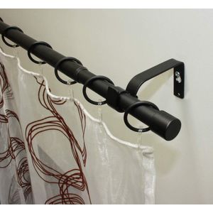 gordijnroede - curtain rod / clothes rail, shower curtain rod, 120-190 cm