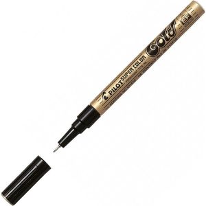 Pilot Super Color -  Gouden Marker Pen – Extra Fine Tip