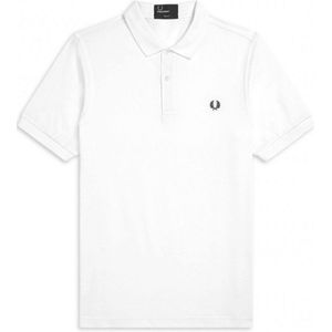 Fred Perry - Poloshirt Wit - Slim-fit - Heren Poloshirt Maat 3XL