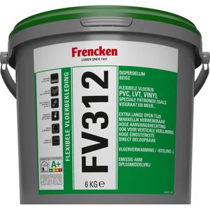 Frencken FV312 Flexibele PVC, LVT en Vinyl Vloerlijm 6kg
