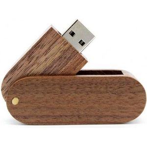 Hout Twister walnoot USB stick 8gb