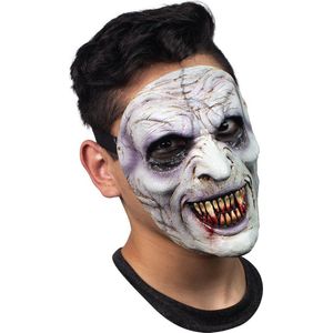 Partychimp Vampier Gezichts Masker Halloween Masker voor bij Halloween Kostuum Volwassenen - Latex - One-size