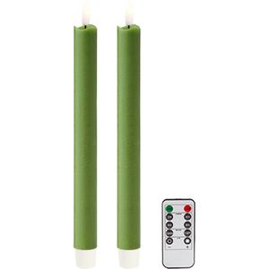 Addison Ross kaars 23cm LED Green